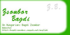 zsombor bagdi business card